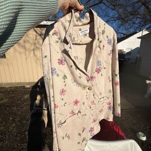 Ralph Lauren Floral Cream Blazer